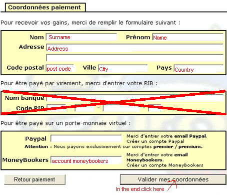 Eurobarre, cash, work at home